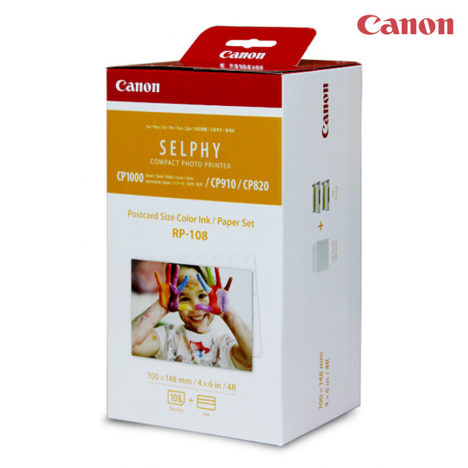 Картридж для термосублимационного принтера Canon RP-108+Бумага 100x148 (108 листов) Original