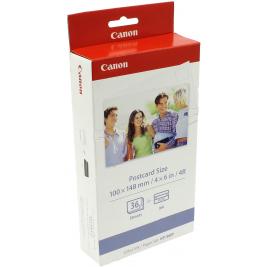 Cartuș Cassette Canon KP-36IP+Color Print Paper 100x148 (36 sheets) Original