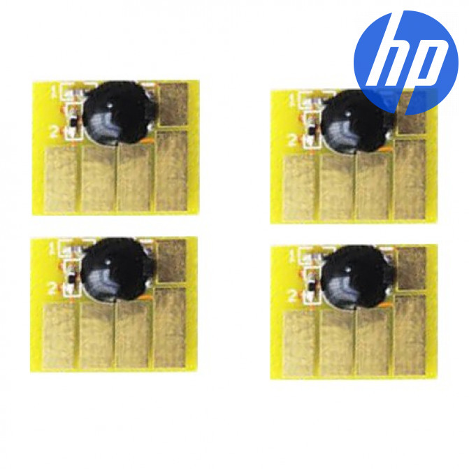 Cip pentru cartușe HP Designjet 500, 800, 500PS, 800PS, 815, 820 ( Cartridges HP 82 and 10), SET 4pcs