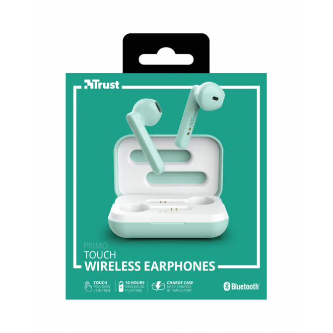 Наушники беспроводные Trust Primo Touch (TR_23781) Mint