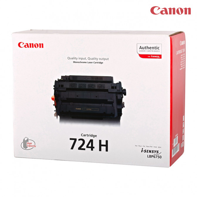 Картридж лазерный Canon 724H Black Original