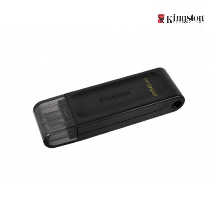 USB Flash 256GB USB-С3.2 Kingston DataTraveler 70, Black, USB-C