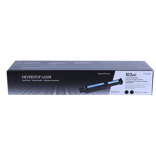Cartuș laser HP 103AD (W1103AD) Neverstop Toner Reload 2 buc Kit Black Original 5K