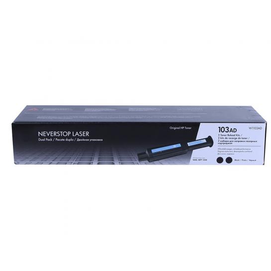 Cartuș laser HP 103AD (W1103AD) Neverstop Toner Reload 2 buc Kit Black Original 5K