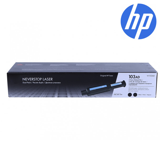 Картридж лазерный HP 103AD (W1103AD) Neverstop Toner Reload 2pcs Kit Black Original 5K