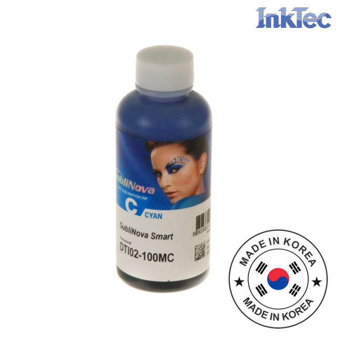 Чернила InkTec Epson Сублимационные 100 мл Cyan DTI02-100MC Sublinova Smart