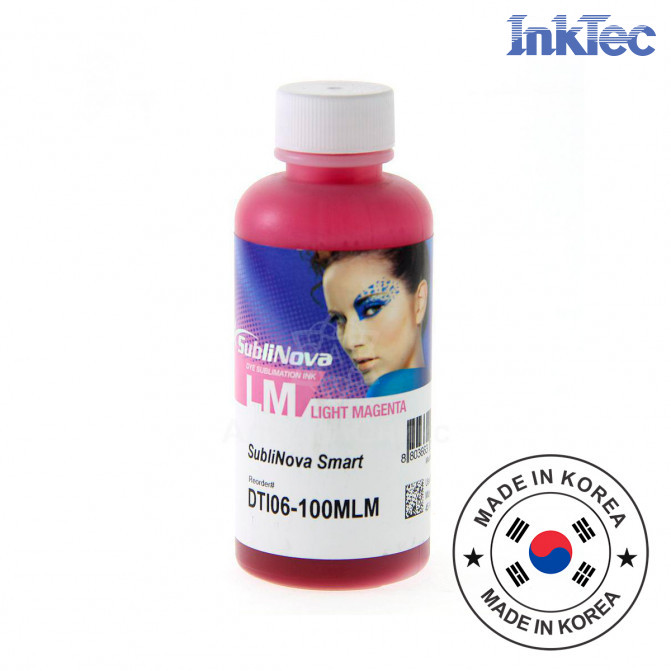 Чернила InkTec Epson Сублимационные 100 мл Light Magenta DTI06-100MLM Sublinova Smart
