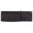 Клавиатура Logitech K120 OEM, Thin profile, Quiet typing, Spill-resistant, Black, USB