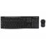 Tastatura + Mouse Wireless Logitech MK270, Multimedia, Spill-resistant, 2xAAA/1xAA, Black