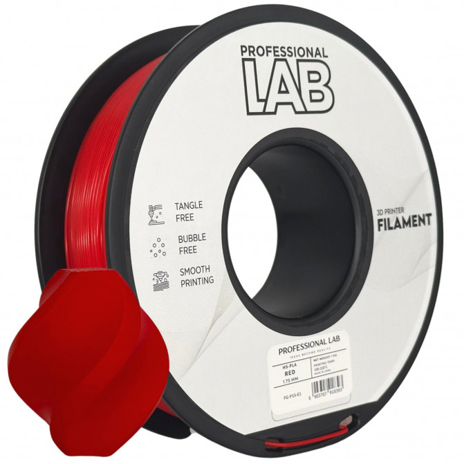 Filament PLA High Speed Red, ProfLab, FG-P15-E1, 1kg pentru imprimanta 3D