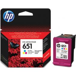 Cartuș cu jet de cerneală Original HP №651 (C2P11AE) Color