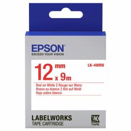 Картридж с лентой Label Epson LK-4WRN Std Red/White 12/9 Original