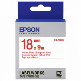 Cartuş Label Epson LK-5WRN Std Red/Wht 18/9 Original