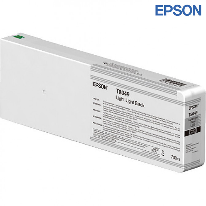 Картридж струйный Epson UltraChrome HDX/HD T804900 (700ml) Light Light Black Original