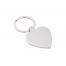 Bibelou metalic pentru sublimare forma inima (40mm*45mm) YA165