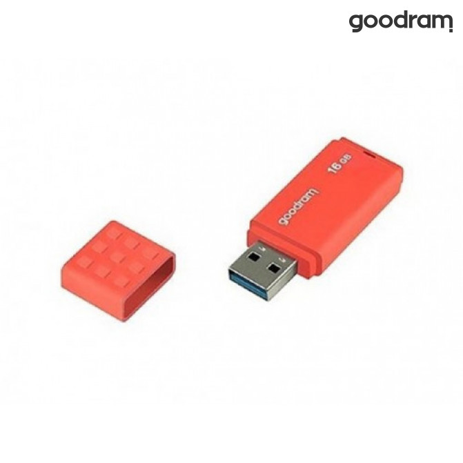 USB Flash 16Gb USB3.0  GoodRAM UME3 Orange (Read 60 MByte/s, Write 20 MByte/s)
