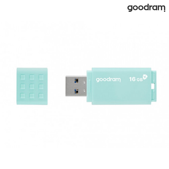 USB Флэш 16Gb  USB3.0  GoodRAM  UME3 CARE Antibacterial (Read 60 MByte/s, Write 20 MByte/s)  UME3-0160CRR11