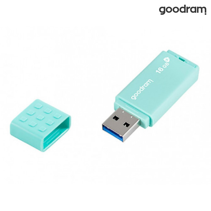 USB Флэш 16Gb  USB3.0  GoodRAM  UME3 CARE Antibacterial (Read 60 MByte/s, Write 20 MByte/s)  UME3-0160CRR11