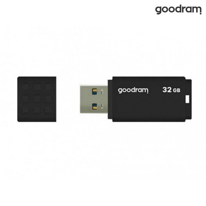USB Флэш 32Gb  USB3.0  GoodRAM  UME3 Black  (Read 60 MByte/s, Write 20 MByte/s)