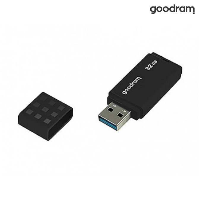 USB Флэш 32Gb  USB3.0  GoodRAM  UME3 Black  (Read 60 MByte/s, Write 20 MByte/s)