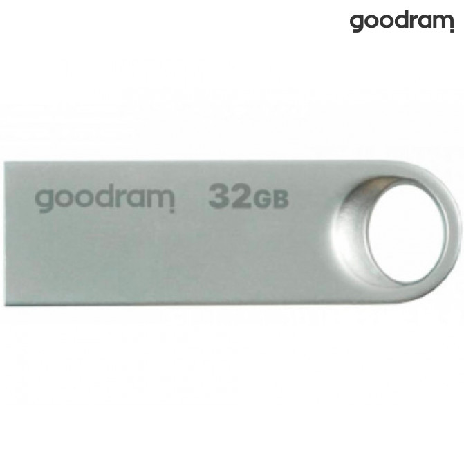 USB Флэш 32Gb  USB3.2  GoodRAM  UNO3 Metal casing, Built-in keyloop (Read 60 MByte/s, Write 20 MByte/s)  UNO3-0320S0R11