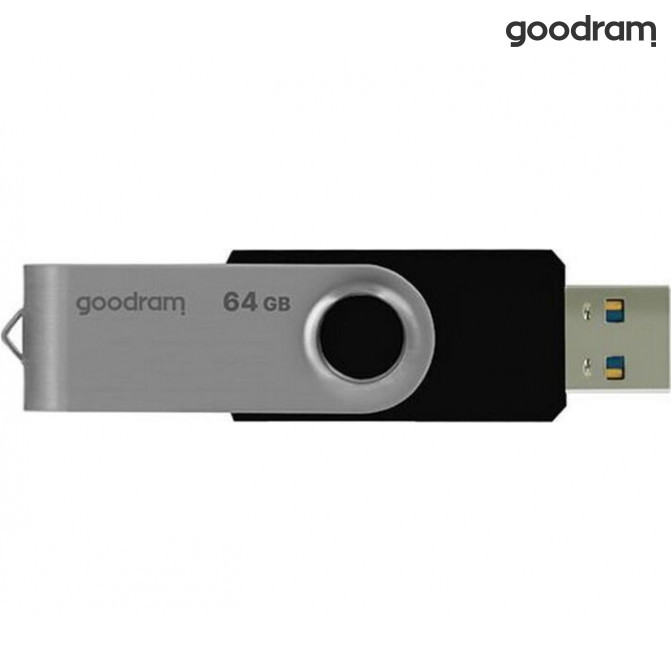 USB Флэш 64Gb  USB3.0  GoodRAM UTS3 TWISTER Black UTS3-0640K0R11