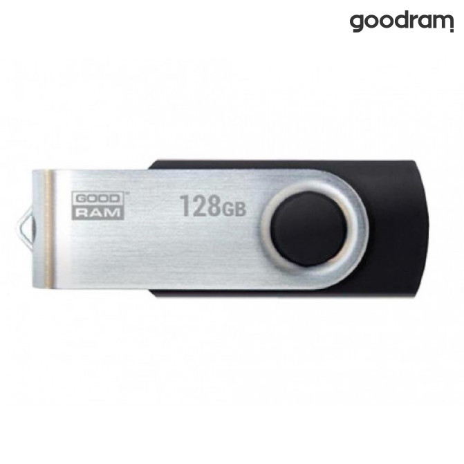 USB Флэш 128Gb  USB3.0  GoodRAM  UTS3 TWISTER Black  (Read 60 MByte/s, Write 20 MByte/s)