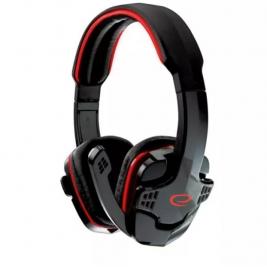 Căști de gaming Esperanza RAVEN EGH310R, Red, 2x mini jack 3.5mm