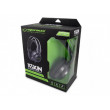 Наушники игровые Esperanza TOXIN EGH460, Green LED backlight