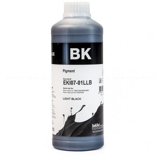 Чернила InkTec Epson Light Black Pigment 1000 мл EKI07-01LLB