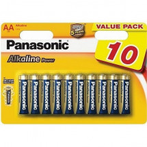 Батарейки Panasonic Alkaline Power AA Blister* 10 LR6REB/10BW