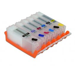 Cartuse reincarcabile pentru Canon TS8150/TR7550/TS6150/TS9150/TS6150/TR8550/TS8150 (CLI-581/PGBK-580-6 color)