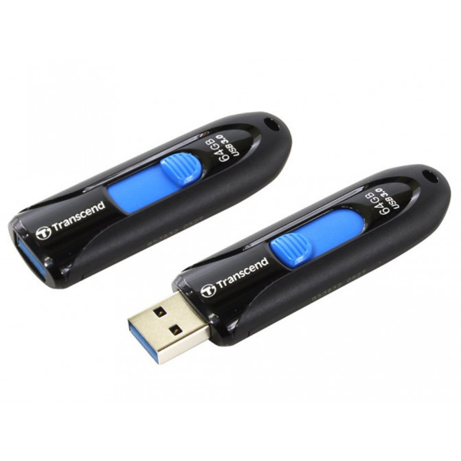 USB Flash 64GB USB3.1 Transcend "JetFlash  790", Black