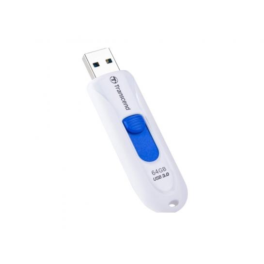 USB Flash 64GB USB3.1 Transcend "JetFlash  790", White