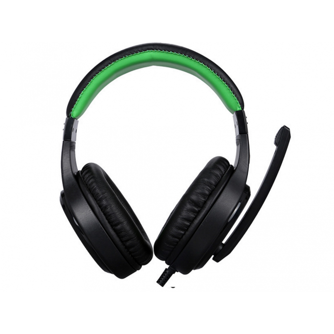 Căști MARVO "H8323", de gaming cu microfon și control de volum, 1.8m, Black-Green