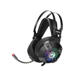 Наушники MARVO "HG9015G",игровые с микрофоном и регулятором громкости, USB 7.1, Rainbow Backlight