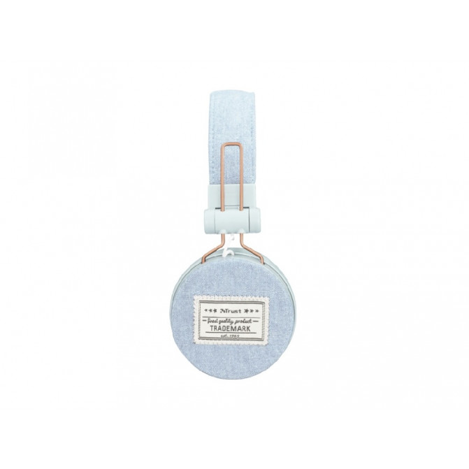 Наушники Trust Fyber, denim design, Blue