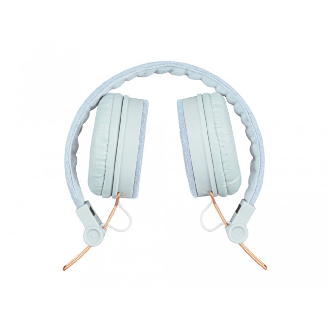 Наушники Trust Fyber, denim design, Blue