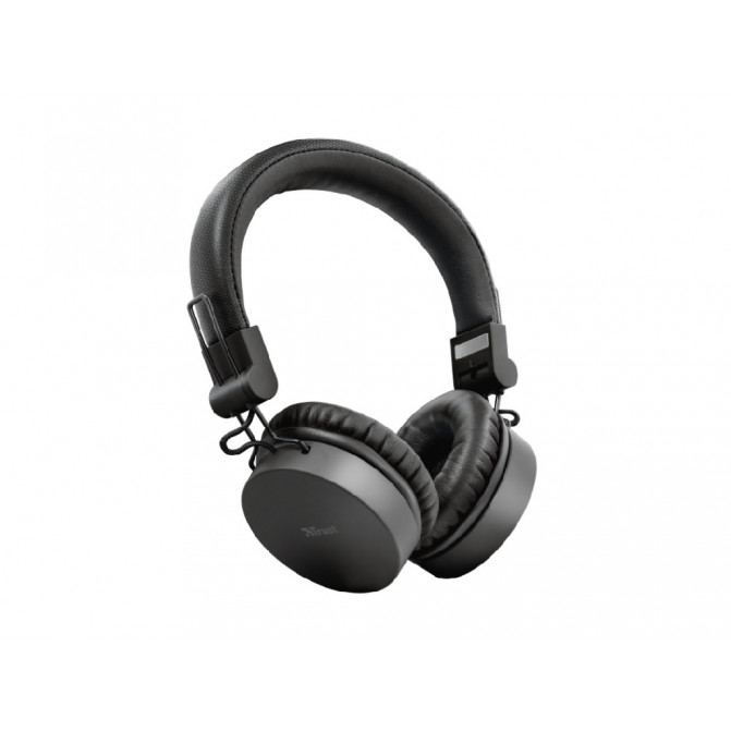 Наушники Trust Tones с регулятором громкости, Black