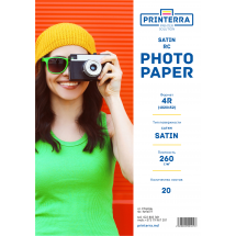 Фотобумага 4R 260 гр Сатин RC 20 листов