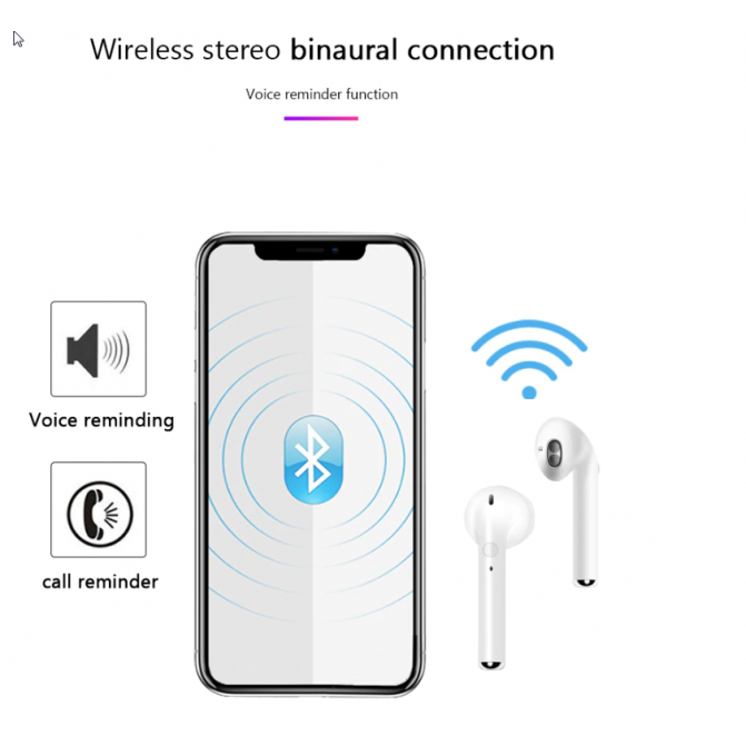 Наушники беспроводные I9 TWS