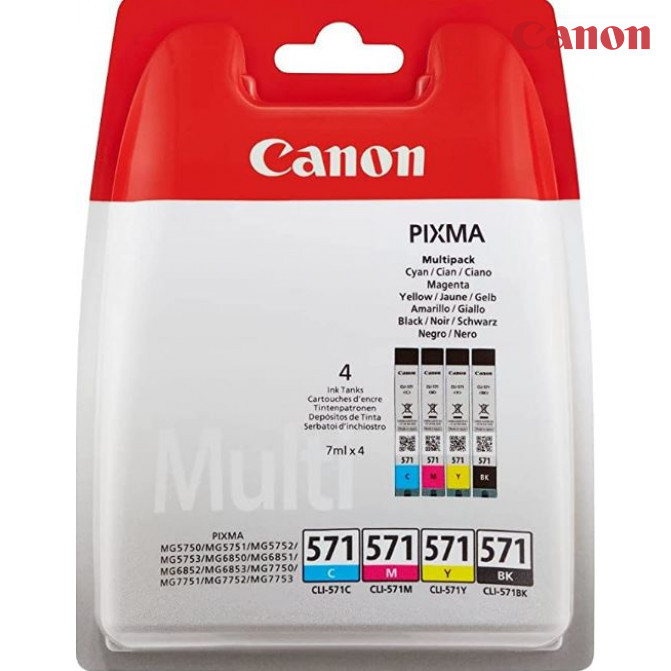 Cartuș Original Canon CLI-571 BK/C/M/Y Multipack