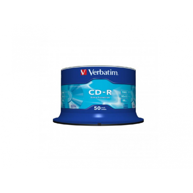 CD-R  50*Spindle, Verbatim, 700MB, 52x, Extra protection