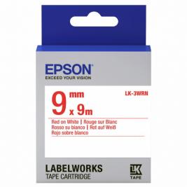 Картридж с лентой Label Epson LK-3WRN Standard Red/White 9/9 original