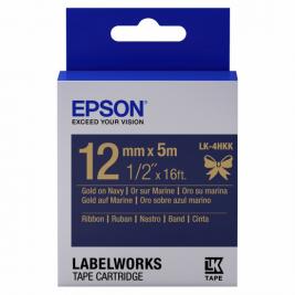 Cartuş Label Epson LK-4HKK Satin Ribbon Gold/Navy 12/5 Original