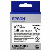 Cartuş Label Epson Heat Shrink Tube LK-6WBA14 HST Blk/Wht 14/2,5 Original