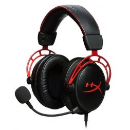 Căști HyperX Cloud Alpha, Black/Red, cu microfon