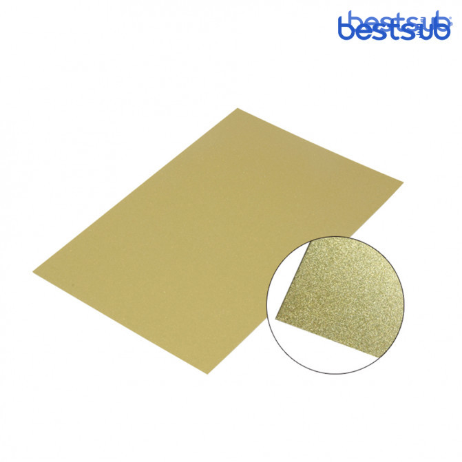 Алюминиевая пластина для сублимации (60cm*120cm/0.4mm) Sparkling Gold