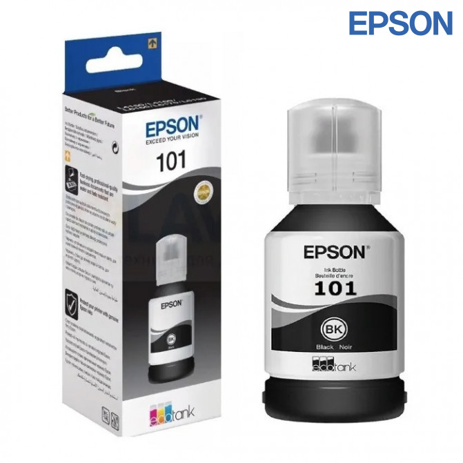 Чернила Epson Original C13T03V14A (101) L4150/L14150 Black Pigment