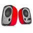 Boxe Edifier R12 Red, 2x2W RMS, 3,5 AUX, USB power